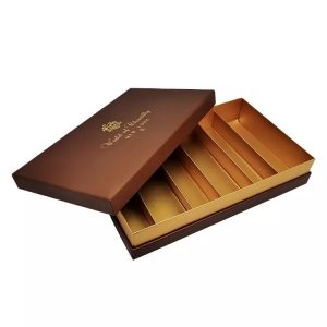 empty truffle boxes with inserts