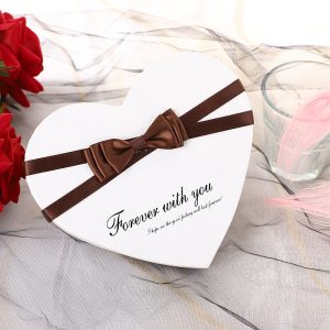 heart shaped chocolate box packaging