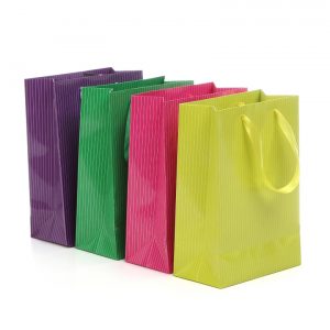 colored paper bags