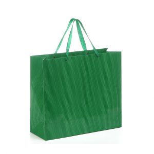 green paper bags